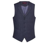 Brook Taverner Men's Memphis Waistcoat in Dark Navy | Size: Large Brook Taverner Dark Navy L