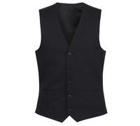 Brook Taverner Men's One Mercury Waistcoat in Black | Size: Small Brook Taverner Black S