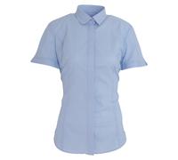 Brook Taverner Womens/Ladies Soave Short Sleeve Poplin Shirt PC2640