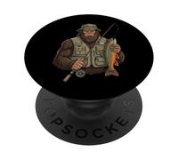 Brook Trout Bigfoot Fisher PopSockets Adhesive PopGrip