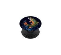 Brook Trout Fish Fly Fishing PopSockets Adhesive PopGrip