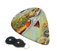 Brook Trout Fly Fishing Guitar Pickfor Pickups For Acoustic Electric Guitar Bass Ukulele