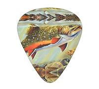 Brook Trout Fly Fishing Guitar Plectrums Classical Triangle Bass Acoustic And Electric Guitar Plectrums For Guitarists 12 Pieces
