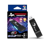 Brook Wingman XE 2 Converter - Two in One Wireless Controller Adapter for PS, Switch Consoles, and PC, Supports Remap Adjustable Turbo, Blue