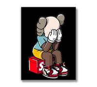 Brooke & Vine Hypebeast Wall Art (UNFRAMED 12 x 16) Michael Jordan Sneaker Poster - Sneakerhead, Air Jordans - Teen Boy & Girl Room, Dorm, Bedroom, Desk