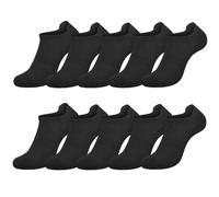 brookhaus Womens Low Cut No Show Running Socks 6 Pairs - Cushioned Arch Support, Moisture Wicking Athletic Ankle Socks with Heel Tab - Soft & Breathable for Sports, Workout, Casual