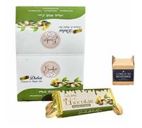 Brookie Bakes Viral Dubai Kunafa Chocolate Snacks & Dessert Bar Halal 75g (16 Bars (Full Box), Pistachio & Knafeh)