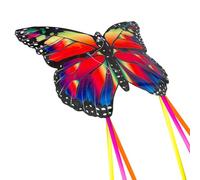 BROOKITE from Peterkin | Giant Butterfly Kite | Multicoloured Butterfly themed Kite - 103cm x 76cm - Ripstop Polyester with 1 handle | Kites | Outdoor Toys | Sport & Leisure | Ages 3+