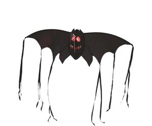BROOKITE from Peterkin | Spooky Bat Kite | Fun black Bat design - 46cm x 150cm - Spinnaker Nylon with 1 handle | Kites | Outdoor Toys | Sport & Leisure | Ages 3+
