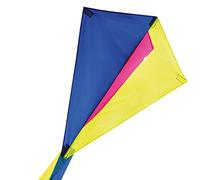 BROOKITE from Peterkin | Traditional Cutter Kite | Multicolour Kite - 72cm x 56cm - Spinnaker Nylon with 1 handle | Kites | Outdoor Toys | Sport & Leisure | Ages 3+