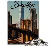 Brooklyn 1000 Piece Jigsaw Puzzles for Teenagers Gifts, Educational Stress Relief Toy for Is Ideal As A Gift for The Whole Family 1000pcs(26x38cm)