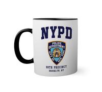 Brooklyn 99 New York Police Nine Nine Black Coloured Inside with Matching Handle Mug 330ml