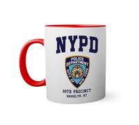 Brooklyn 99 New York Police Nine Nine Red Coloured Inside with Matching Handle Mug 330ml