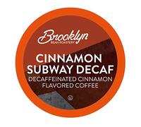 Brooklyn Beans Cinnamon Subway Decaf Compatible 2.0 KCup Brewers, 40 Pack
