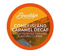 Brooklyn Beans Coney Island Caramel Coffee Capsules for Keurig K Cups Coffee Maker - Pack of 40