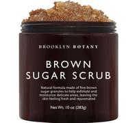 Brooklyn Botany Brown Sugar Body Scrub - Moisturizing and Exfoliating Body Face Hand Foot Scrub - Fights Acne Fine Lines & Wrinkles Great Gi
