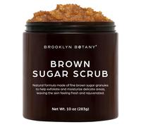 Brooklyn Botany Brown Sugar Body Scrub - Moisturizing and Exfoliating Body Face Hand Foot Scrub - Fights Acne Fine Lines & Wrinkles Great Gi