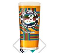 Brooklyn Brewery Stonewall Pint Glass Lager Beer X1 Man Cave Club Pub Roxley