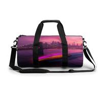 Brooklyn Bridge at Night Gym Bag Travel Duffel for Men Women