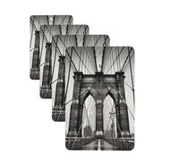 Brooklyn Bridge Car Air Freshener Cards for Women Men 4 Pack Cute Car Accessories Long Lasting Scent Car Diffuser Hanging Auto Aromatherapy Tablets Car Fresheners Gifts