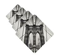 Brooklyn Bridge Car Air Freshener Cards for Women Men 4 Pack Cute Car Accessories Long Lasting Scent Car Diffuser Hanging Auto Aromatherapy Tablets Car Fresheners Gifts