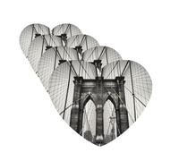 Brooklyn Bridge Car Air Freshener Cards for Women Men 4 Pack Cute Car Accessories Long Lasting Scent Car Diffuser Hanging Auto Aromatherapy Tablets Car Fresheners Gifts