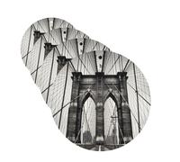 Brooklyn Bridge Car Air Freshener Cards for Women Men 4 Pack Cute Car Accessories Long Lasting Scent Car Diffuser Hanging Auto Aromatherapy Tablets Car Fresheners Gifts