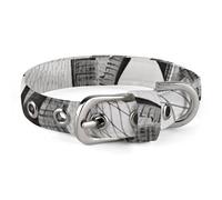 Brooklyn Bridge Dog Collar Adjustable Martingale Pet Collar Female Male Cute Cat Collars No Pull Dog Choker Collars for Small Medium Large Pet