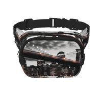 Brooklyn Bridge Fanny Pack Adjustable Crossbody Bag Large Waist Bag Travel Belt Bag Unisex Bum Bag