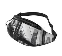 (Brooklyn Bridge) Fanny Pack Waist Bag Adjustable Shoulder Strap Bum Bag for Men Women Travel Hiking Running