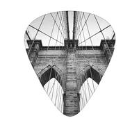 Brooklyn Bridge Guitar Paddle 12 Pack Guitar Pickup Suitable For Playing Acoustic Guitars, Electric Guitars, Etc.