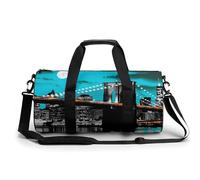 Brooklyn Bridge Gym Bag Travel Duffel for Men Women