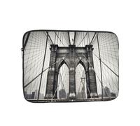 Brooklyn Bridge Laptop Case 13 inch, Water Resistant Laptop Sleeve Shockproof Protective Traveling Computer Bag Portable Business Briefcase for Men Women