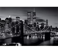 Brooklyn Bridge Maxi Poster, Black and White