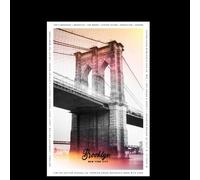 Brooklyn Bridge Men's T-Shirt - Black - M