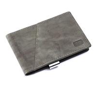 Brooklyn Bridge Money Clip Wallet for Men - Slim Front Pocket RFID Protected Bifold Credit Card Holder for Men with Gift Box, CRAZY HORSE GREEN 1, Modern