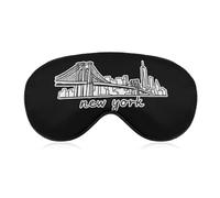 Brooklyn Bridge New York Sleep Eye Mask Night Shade Cover Soft Adjustable for Travel Naps