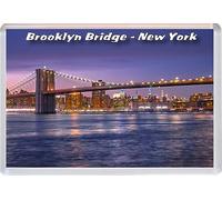 Brooklyn Bridge - New York - USA - 96 x 67mm Jumbo Fridge Magnet/Magnets BBSFHM683