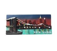 Brooklyn Bridge New York USA Refrigerator Magnet Travel Souvenir 3D Fridge Decoration Magnetic Sticker Hand Painted Craft