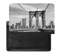 Brooklyn Bridge Passport Holder Cover Passport Cover Protector Essentials with Credit Card Slots Slim Travel Wallet Covers Documents Organizer Protector for Man&Women