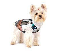 Brooklyn Bridge print Tshirts for Small Dogs Dog's Fashion Shirt Breathable Sleeveless Shirts for Small Dogs