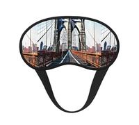 Brooklyn Bridge Print Unisex Blackout Sleep Mask Comfortable Eye Mask for Travel Meditation Sleep Travel