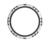 Brooklyn Bridge Printed car steering wheel cover, non-slip and comfortable elastic protective cover, 15-inch steering wheel protective cover
