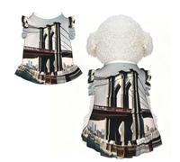 Brooklyn Bridge s Print Pet Breathable Sleeveless Skirt S