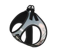 Brooklyn Bridge s Print Pet Leash Vest Soft Adjustable Step in Puppy Vest Outdoor Walking with Leash