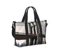 Brooklyn Bridge s Print Women Men Travel Hand Bag Lightweight Foldable Camping Daily Use Outdoor Activities