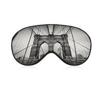 Brooklyn Bridge Sleep Mask Block Light Eye Sleep Shade Cover Comfortable Lightweight Sleeping Blindfold Soft Breathable Night Eye Cover Adjustable Band Eye Mask for Men Women