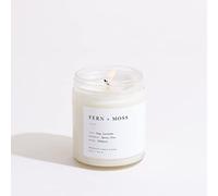 Brooklyn Candle Studio Fern & Moss Jar Candle - Luxury Scented Candle, Vegan Soy Wax, Hand Poured in The USA, 50 Hour Slow Burn Time - 7.5oz