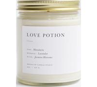 Brooklyn Candle Studio Love Potion Jar Candle - Luxury Scented Candle, Vegan Soy Wax, Hand Poured in The USA, 50 Hour Slow Burn Time - 7.5oz