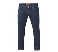 Brooklyn Clothing CEDRIC-KS-D555 Tapered Fit Stretch Jeans in Indigo in 46R